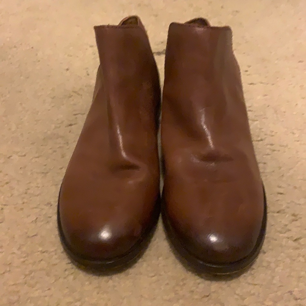 Frye Brown Leather Ankle Boots